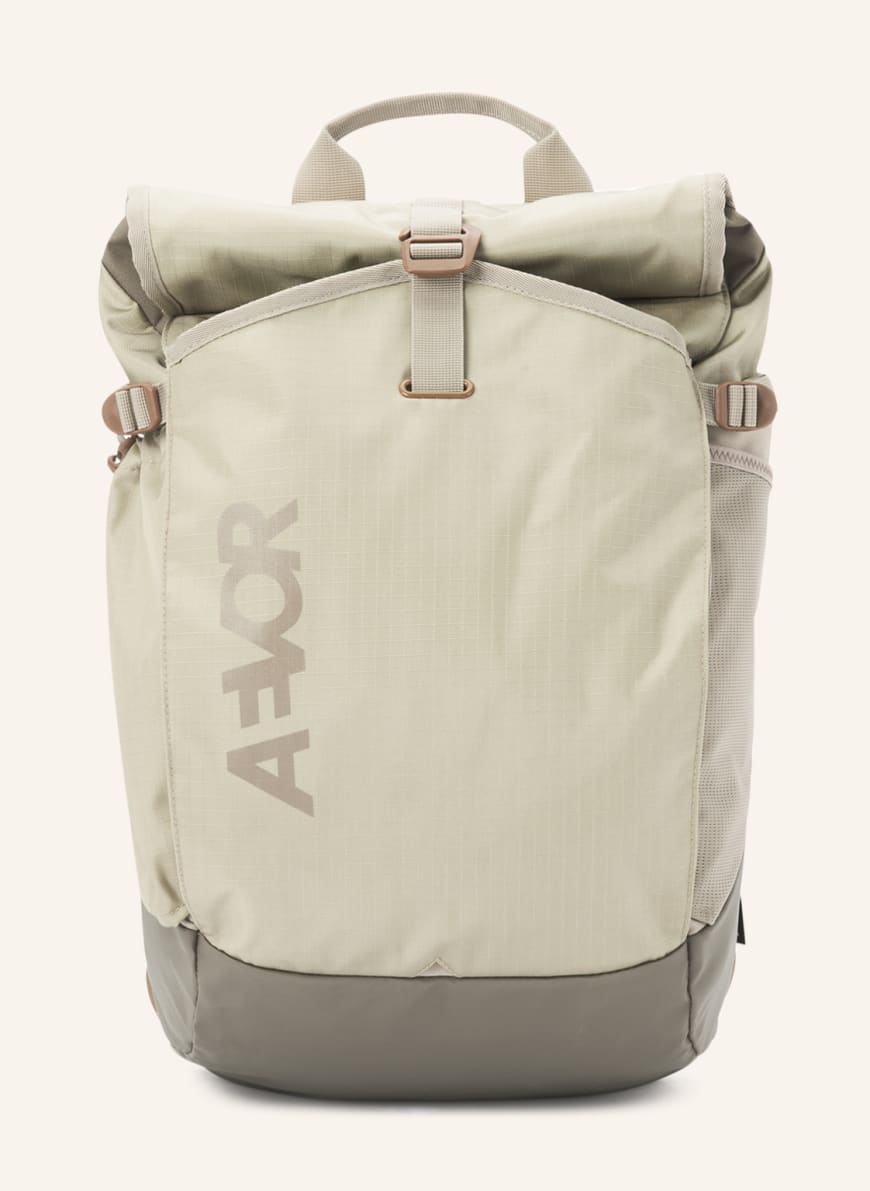 AEVOR Backpack ROLL PACK 20 l with laptop compartment, Color: KHAKI(Image 1)