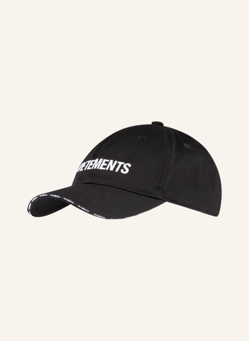 VETEMENTS Cap , Color: BLACK(Image 1)