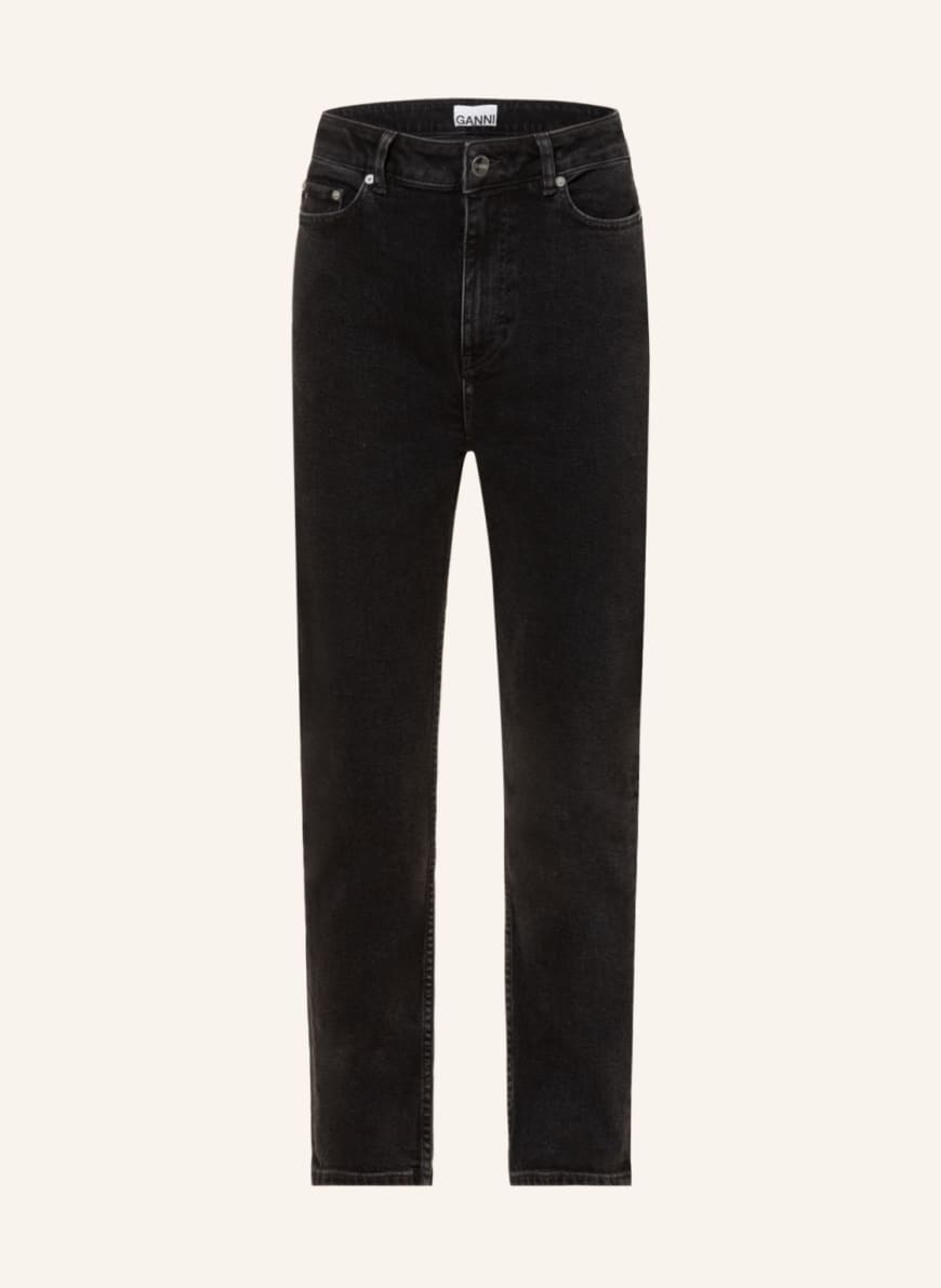 GANNI 7/8 jeans , Color: 006 WASHED BLACK/BLACK(Image 1)