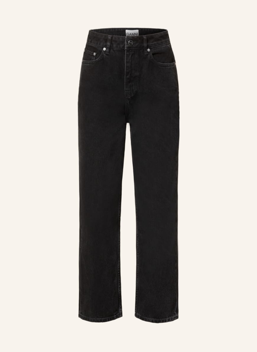 GANNI Straight Jeans MISY , Farbe: SCHWARZ(Bild 1)