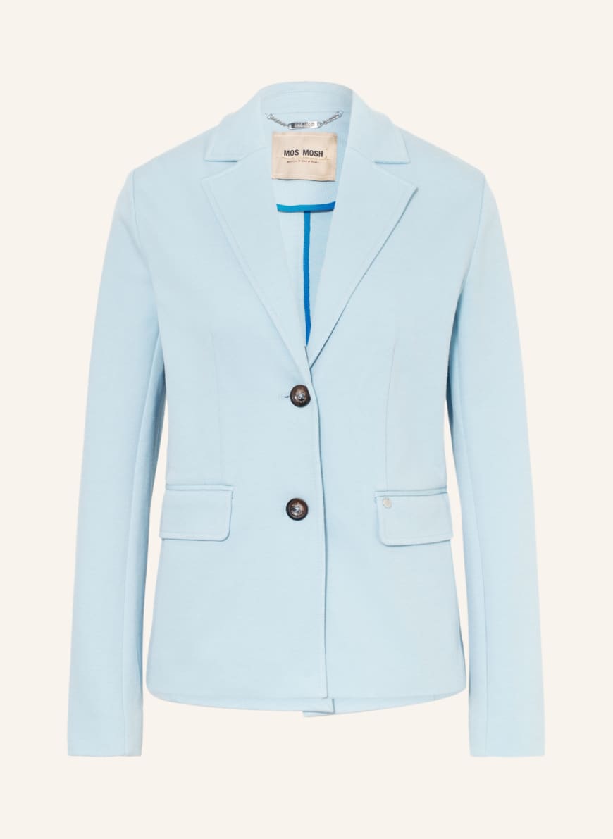 MOS MOSH Piqué blazer TOPAZ, Color: LIGHT BLUE(Image 1)