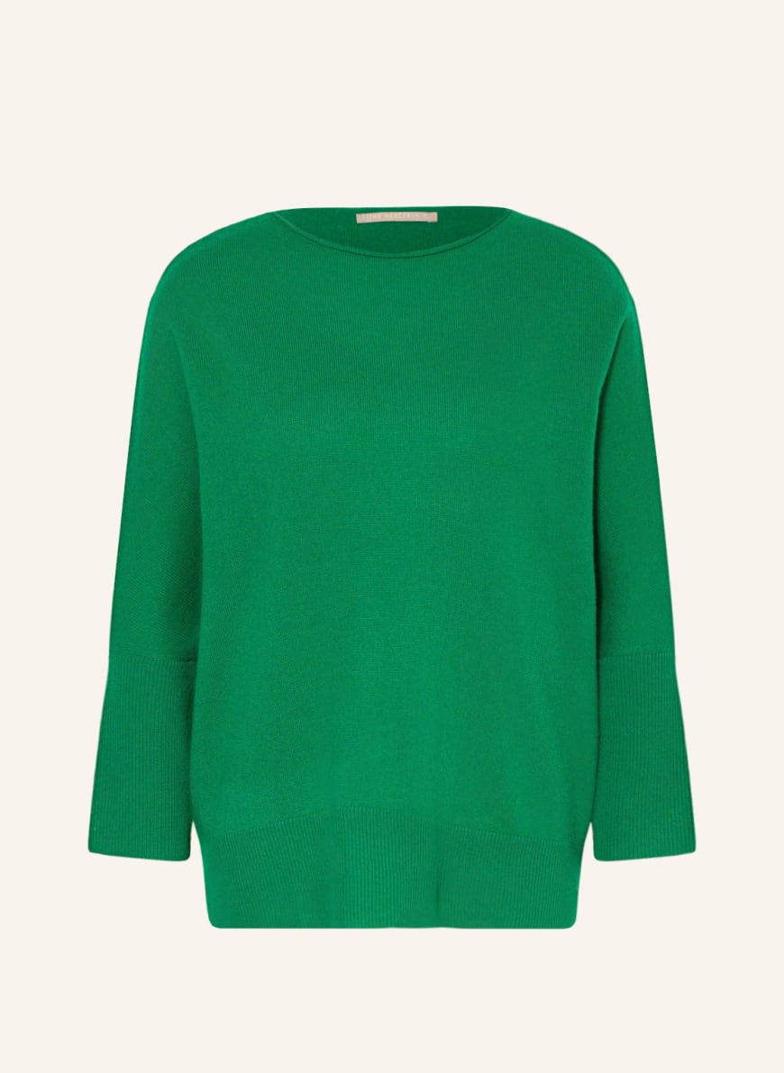 (THE MERCER) N.Y. Oversized sweater made of cashmere , Color: GREEN(Image 1)