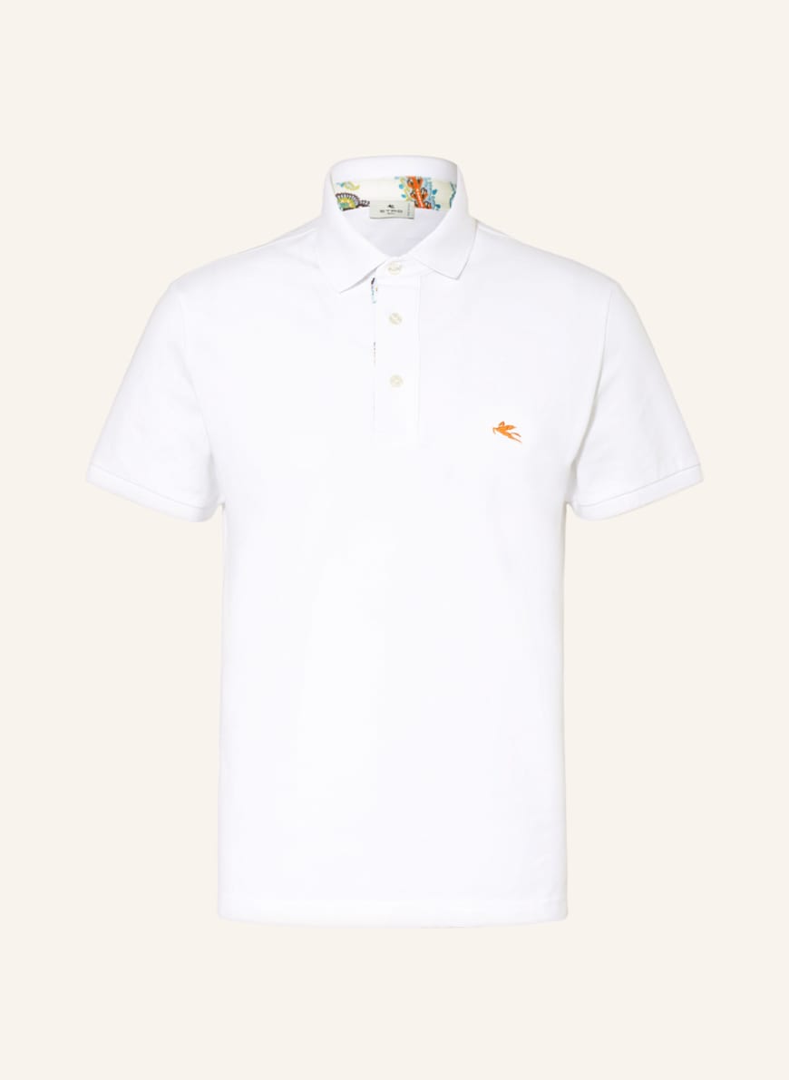 ETRO Piqué polo shirt , Color: WHITE(Image 1)