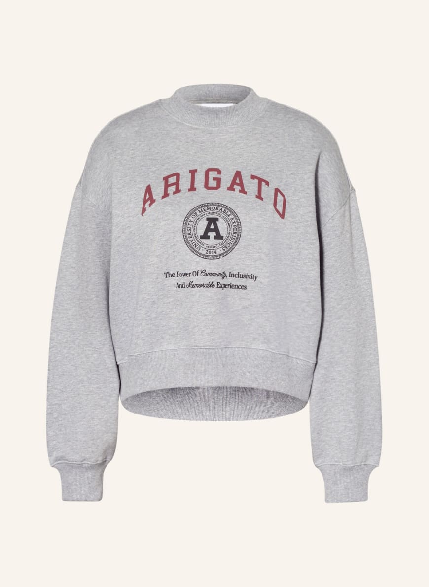 AXEL ARIGATO Sweatshirt, Farbe: GRAU/ SCHWARZ/ DUNKELROT(Bild 1)
