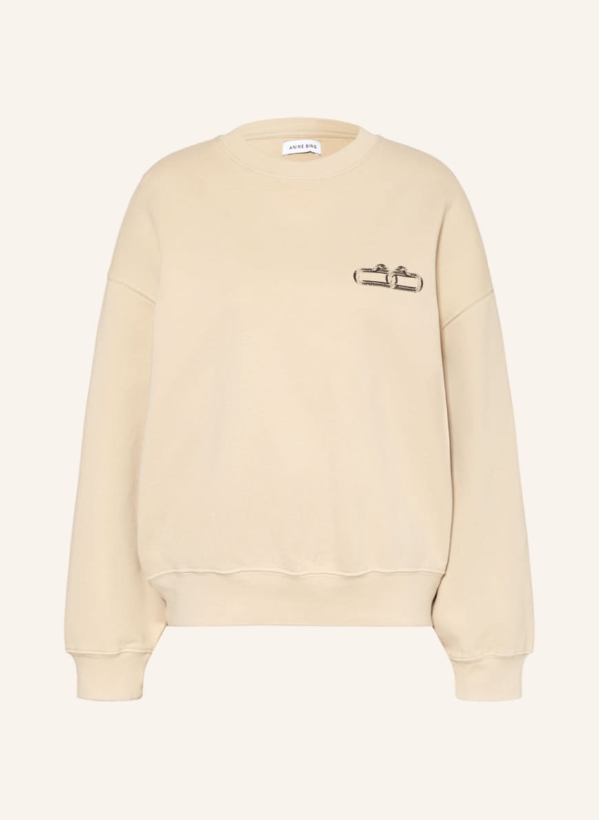 ANINE BING Sweatshirt LEO in light brown | Breuninger