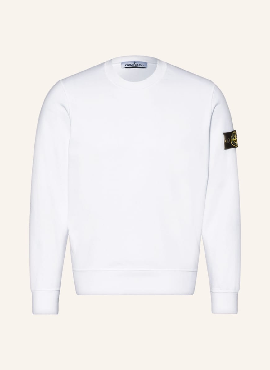STONE ISLAND Sweatshirt, Color: WHITE(Image 1)