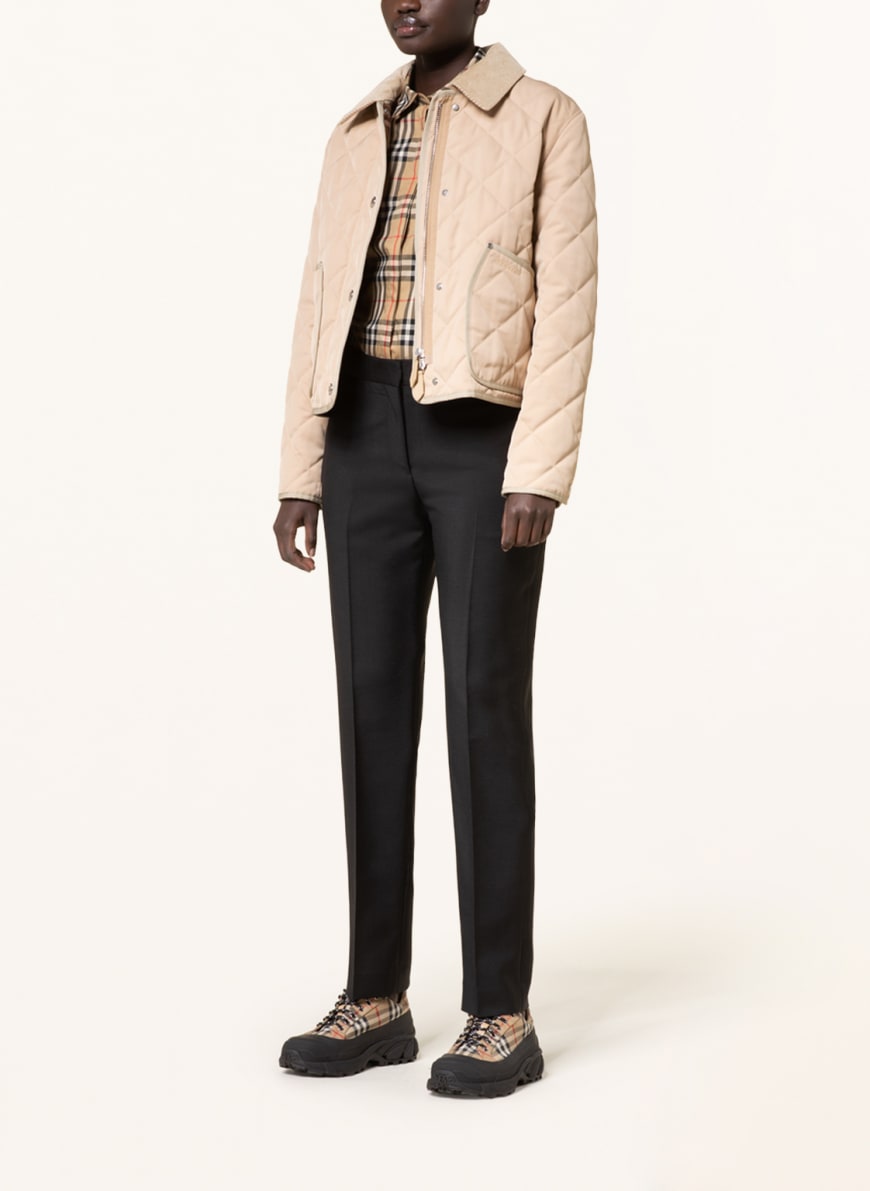 BURBERRY Quilted jacket LANFORD in beige | Breuninger