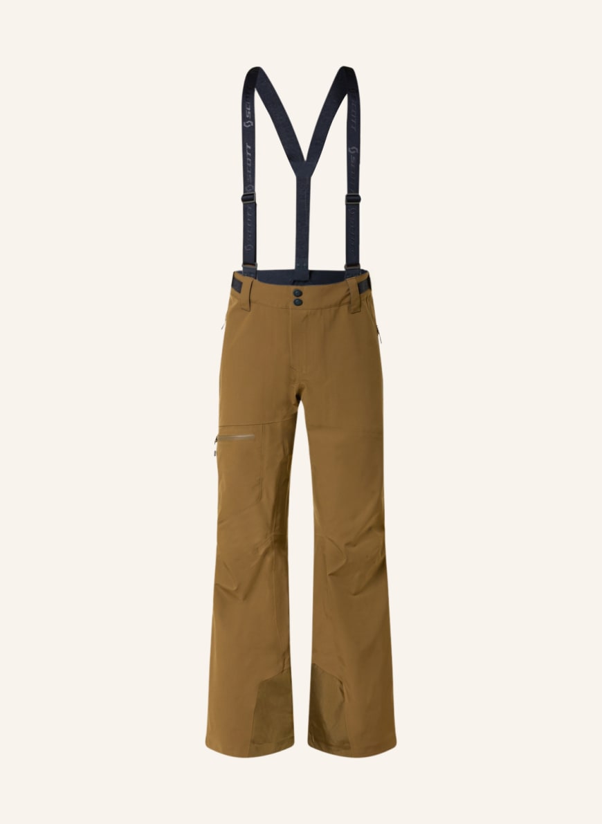 SCOTT Ski pants EXPLORAIR in brown 