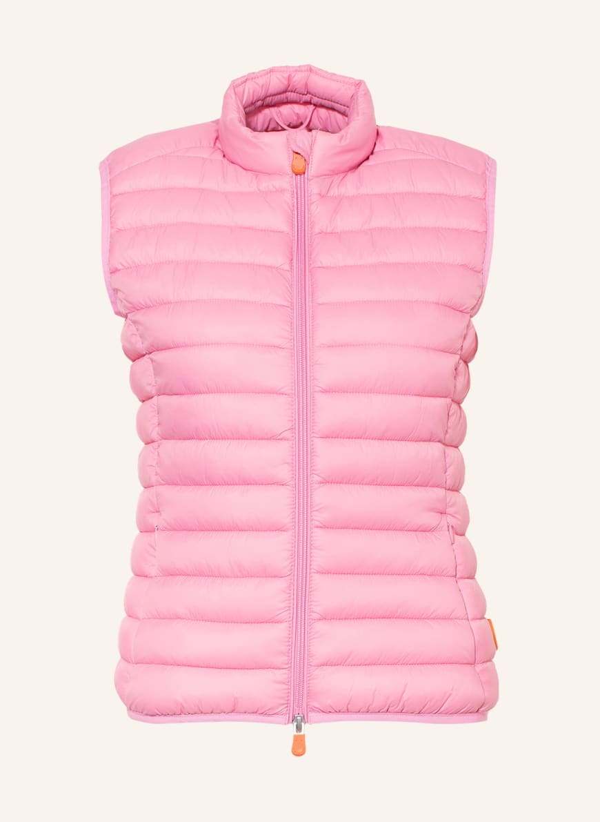 SAVE THE DUCK Quilted vest GIGA, Color: PINK (Image 1)