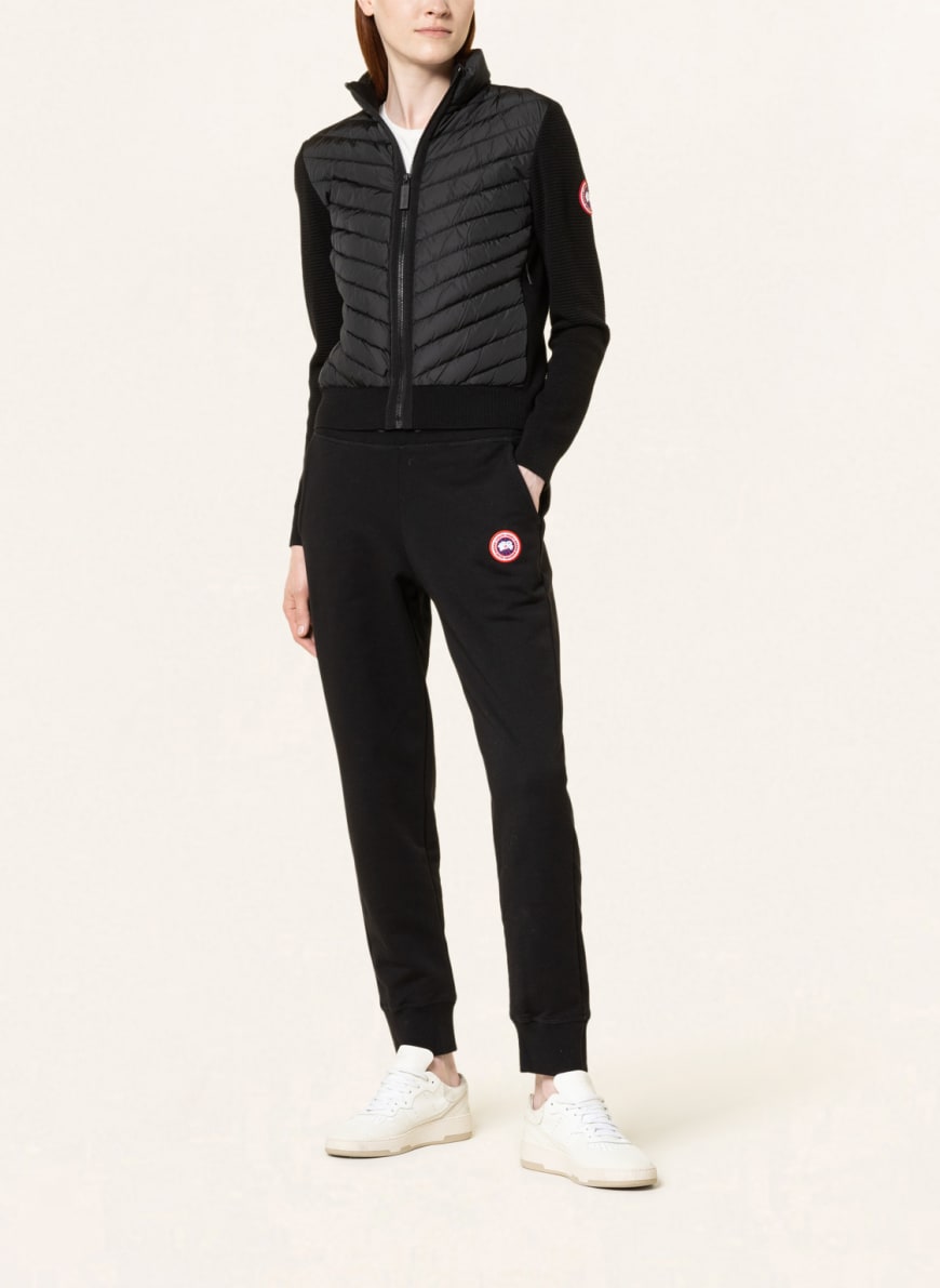 CANADA GOOSE Strickjacke HYBRIDGE im Materialmix