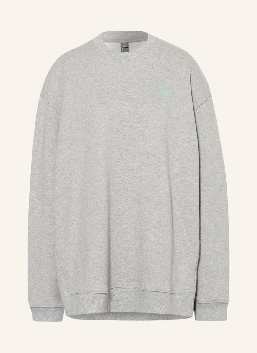 adidas by Stella McCartney Oversized sweatshirt in light gray Buy Online! | Breuninger