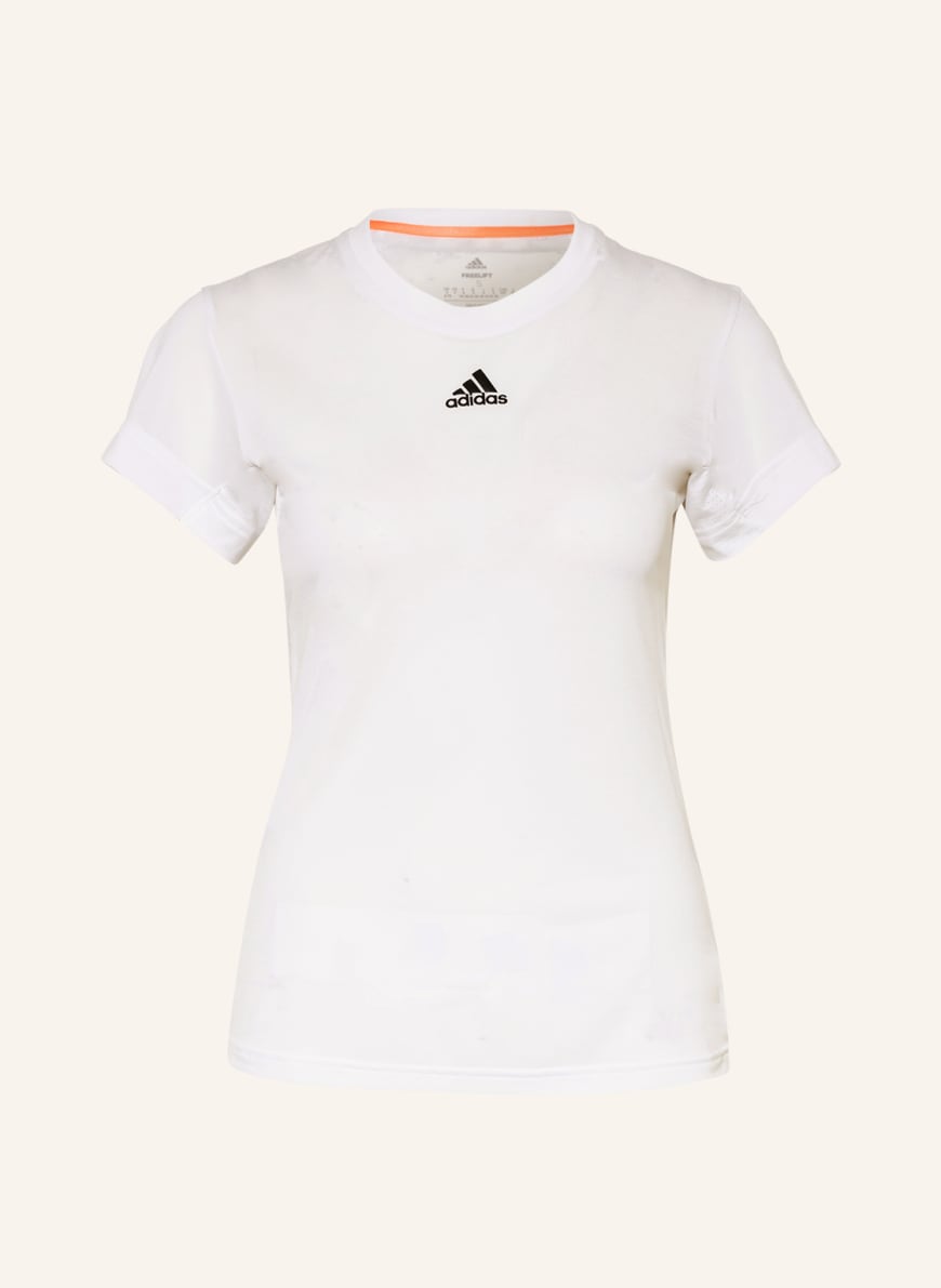 adidas T-Shirt TENNIS FREELIFT mit Mesh, Farbe: WEISS (Bild 1)