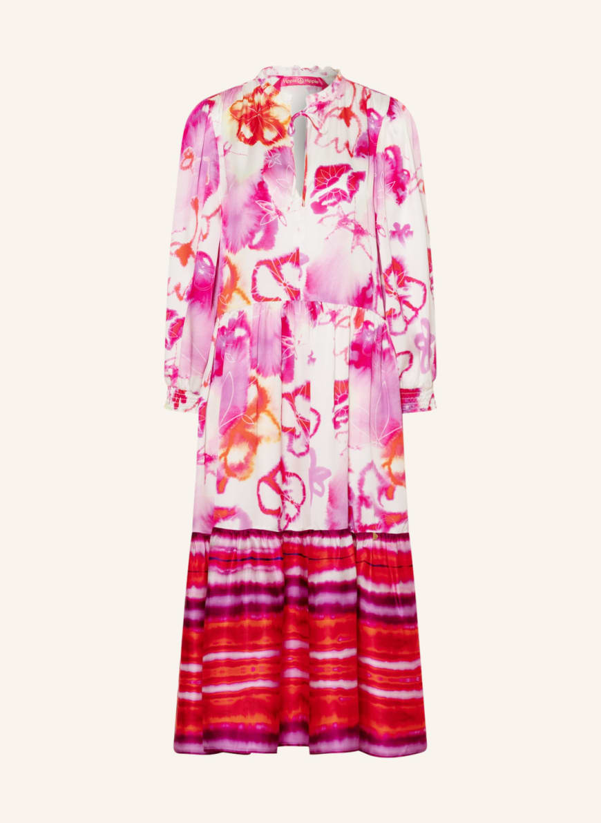 yippie hippie Kleid , Farbe: PINK/ WEISS/ ROT (Bild 1)