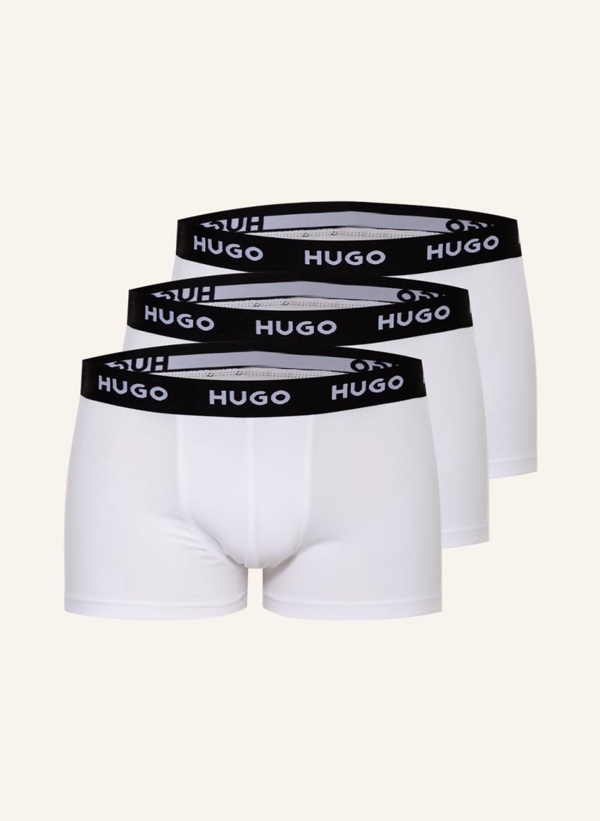 HUGO 3-pack boxer shorts , Color: WHITE(Image 1)
