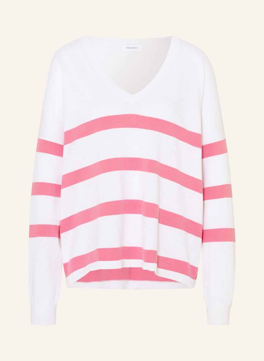 darling harbour Pullover, Farbe: WEISS/ ROSA (Bild 1)