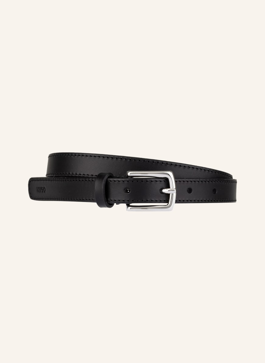 HUGO Leather belt AVA in black - Buy 