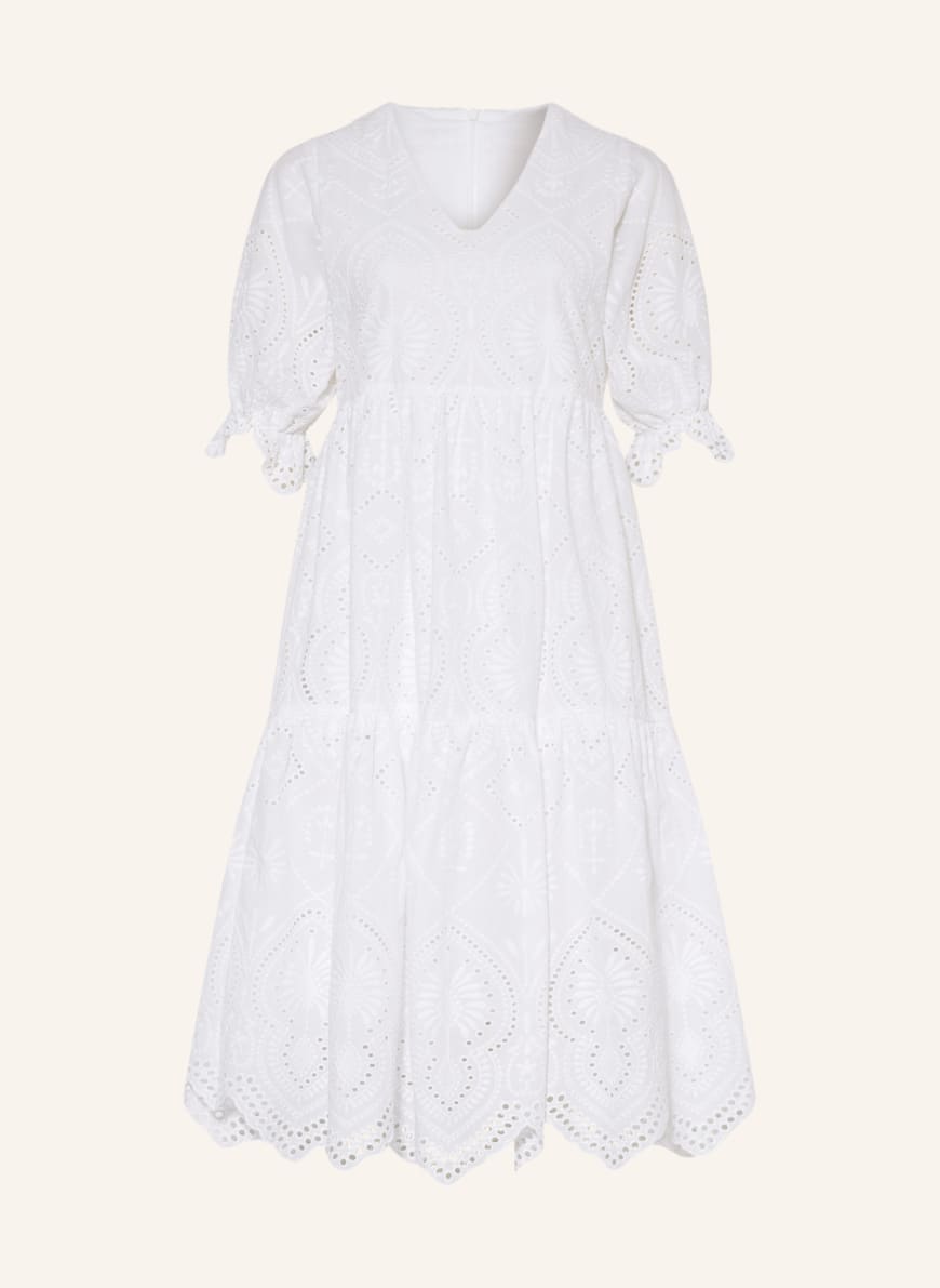 MRS & HUGS Dress with lace, Color: WHITE (Image 1)