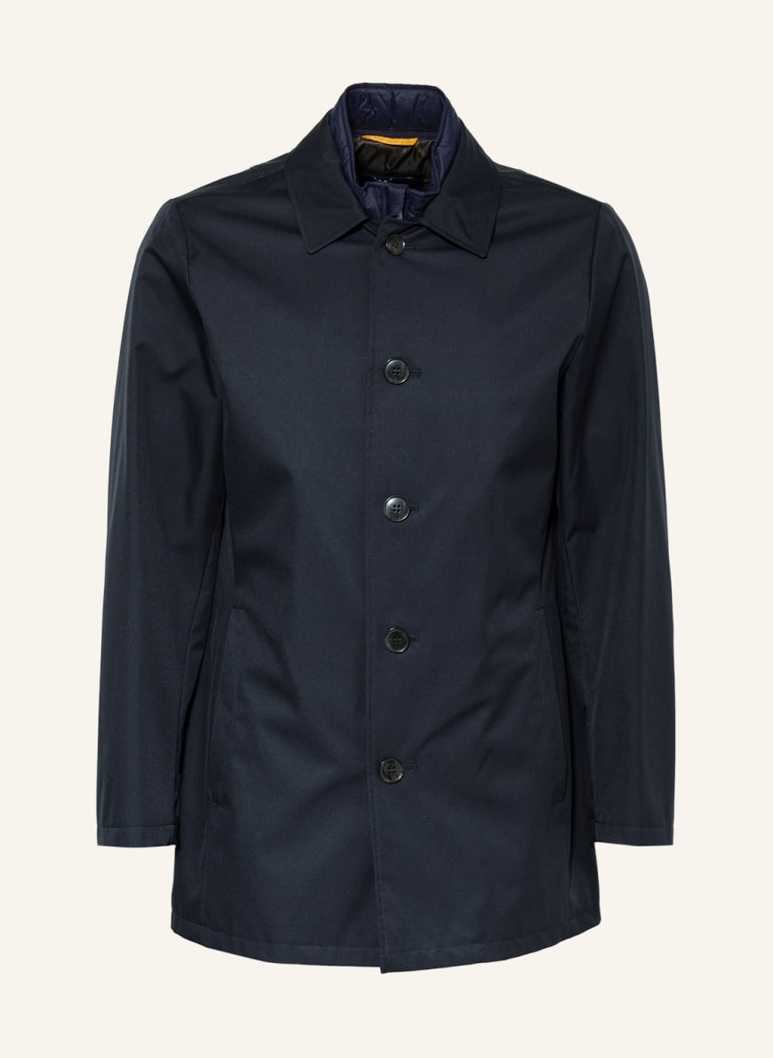 STROKESMAN'S Coat with removable trim , Color: DARK BLUE (Image 1)