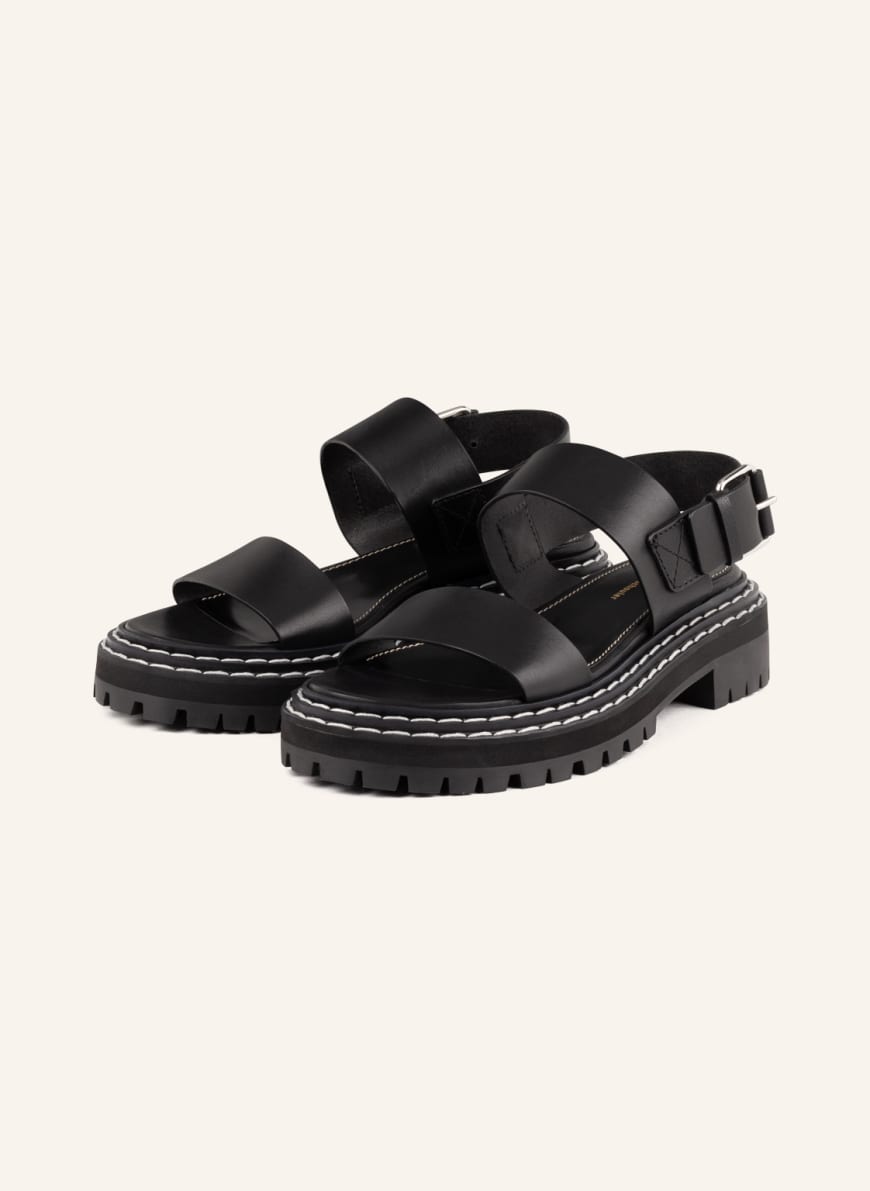 Proenza Schouler Sandals LUG SOLE, Color: BLACK (Image 1)