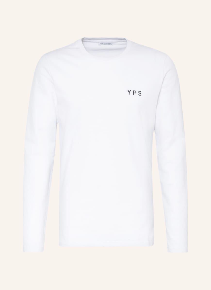 YOUNG POETS Long sleeve shirt LIO SPRAY , Color: WHITE (Image 1)