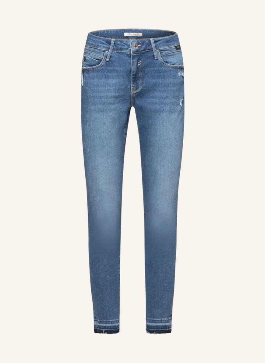 mavi Skinny Jeans ADRIANA, Farbe: 80387 Mid distressed glam (Bild 1)