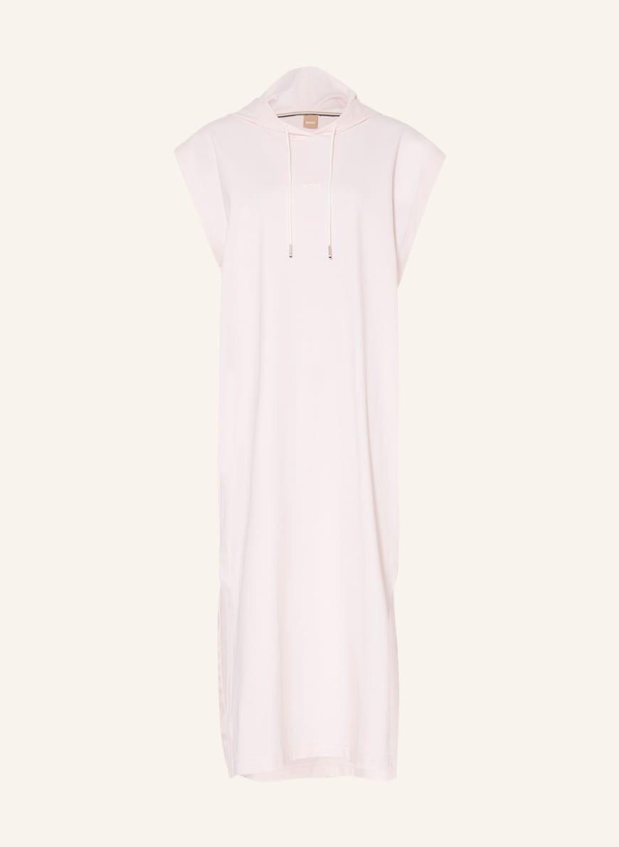 BOSS Hoodie dress EJAMIKA, Color: LIGHT PINK (Image 1)