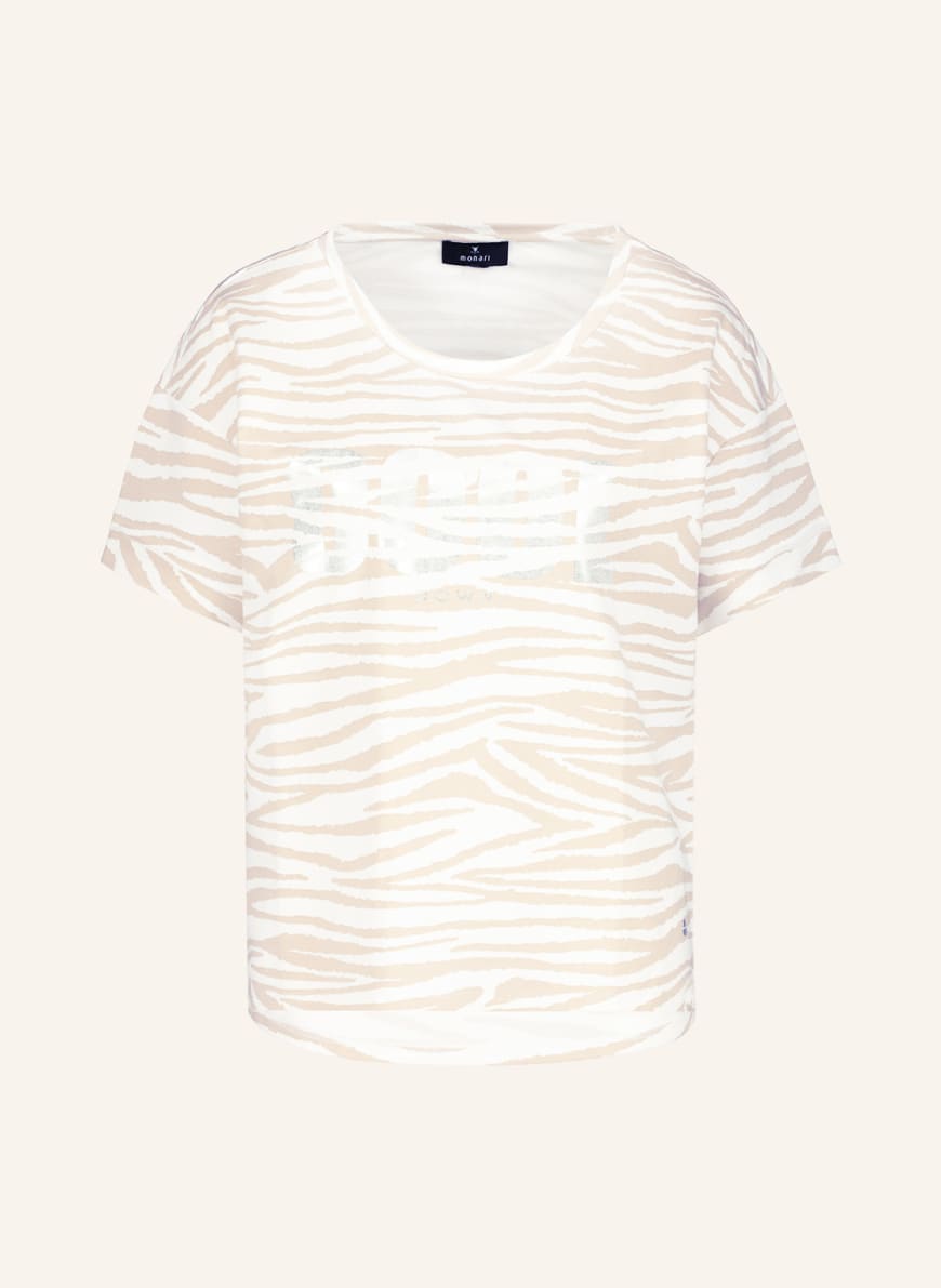 monari T-shirt, Color: BEIGE/ WHITE (Image 1)