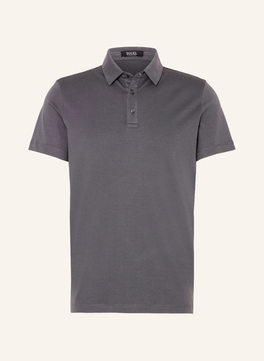DIGEL Jersey polo shirt, Color: DARK GRAY (Image 1)