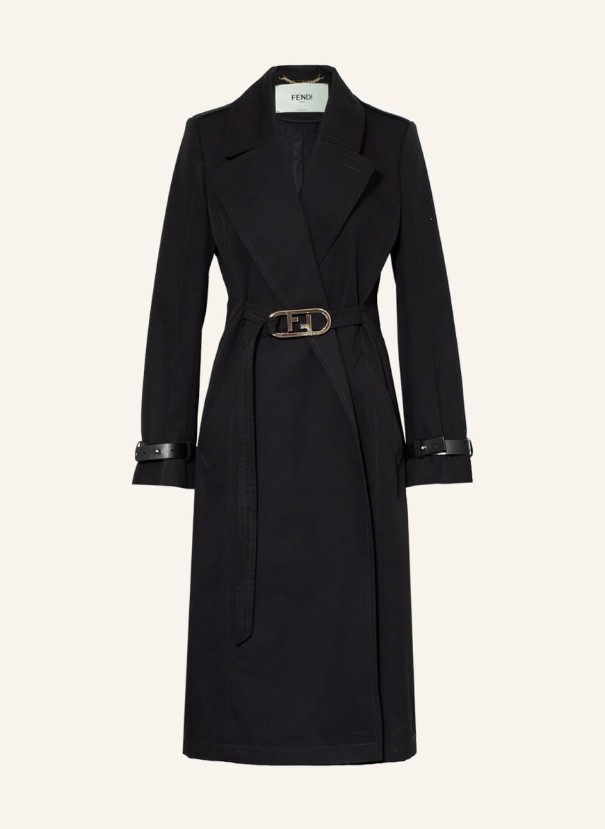 FENDI Trenchcoat, Farbe: SCHWARZ (Bild 1)