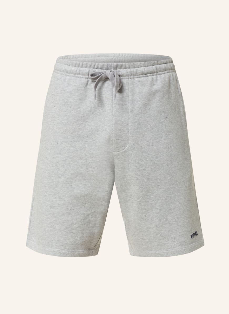 A.P.C. Sweat shorts CLEMENT, Color: GRAY (Image 1)