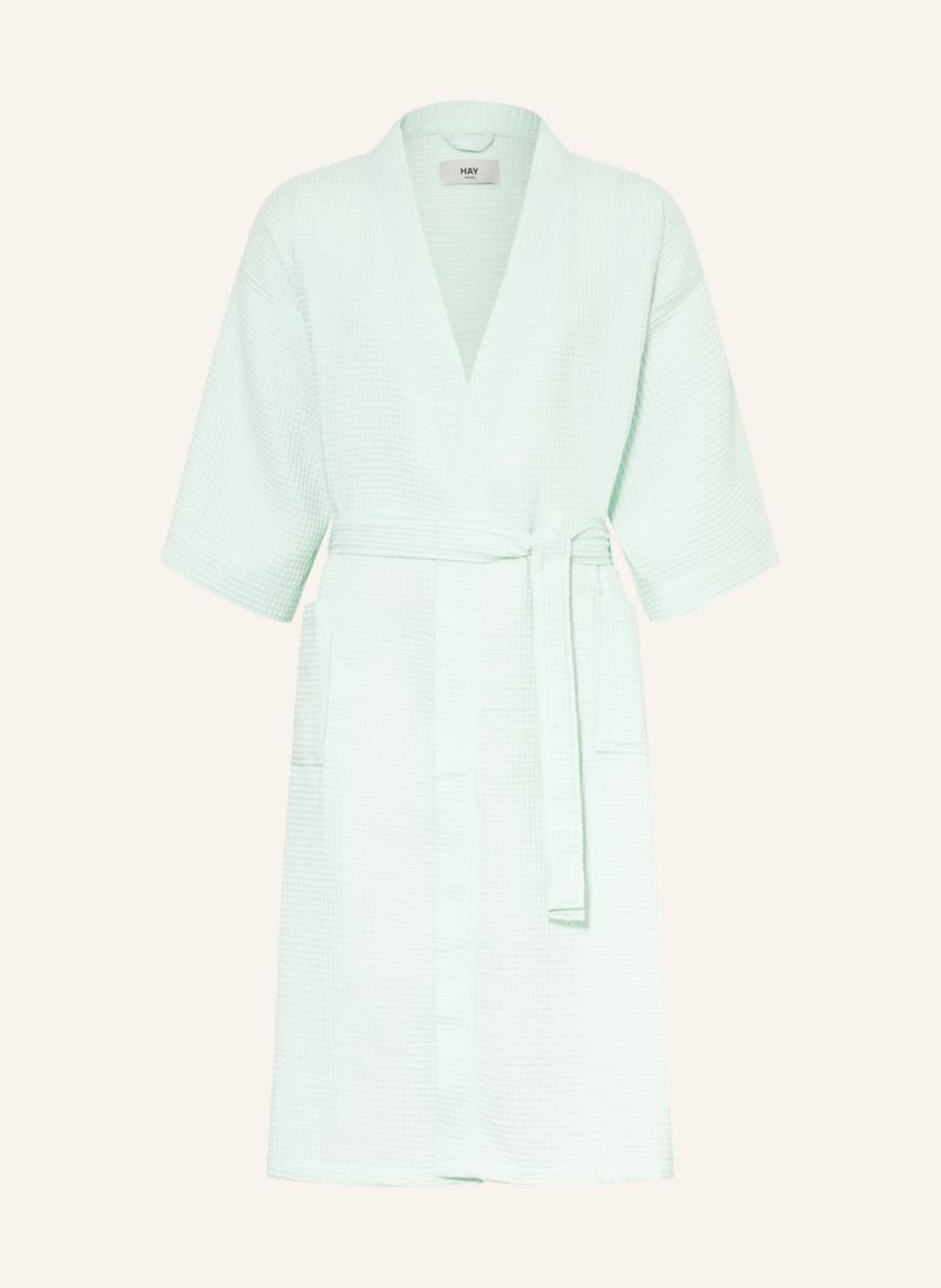 HAY Unisex-Bademantel mit 3/4-Arm, Farbe: MINT(Bild 1)