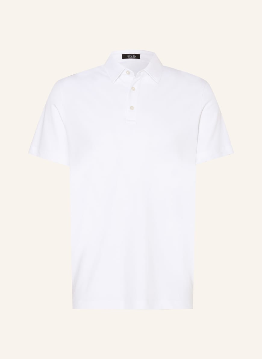 DIGEL Jersey polo shirt DANKO, Color: WHITE (Image 1)