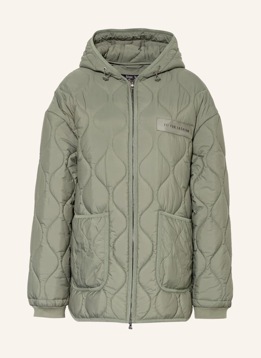 MARC AUREL Oversized-Steppjacke mit DUPONT™ SORONA®-Isolierung, Farbe: HELLGRÜN (Bild 1)