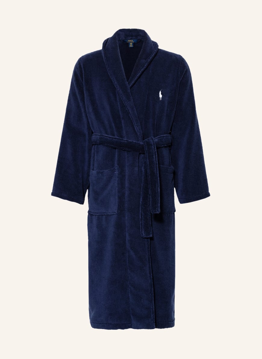 POLO RALPH LAUREN Men’s bathrobe , Color: DARK BLUE(Image 1)