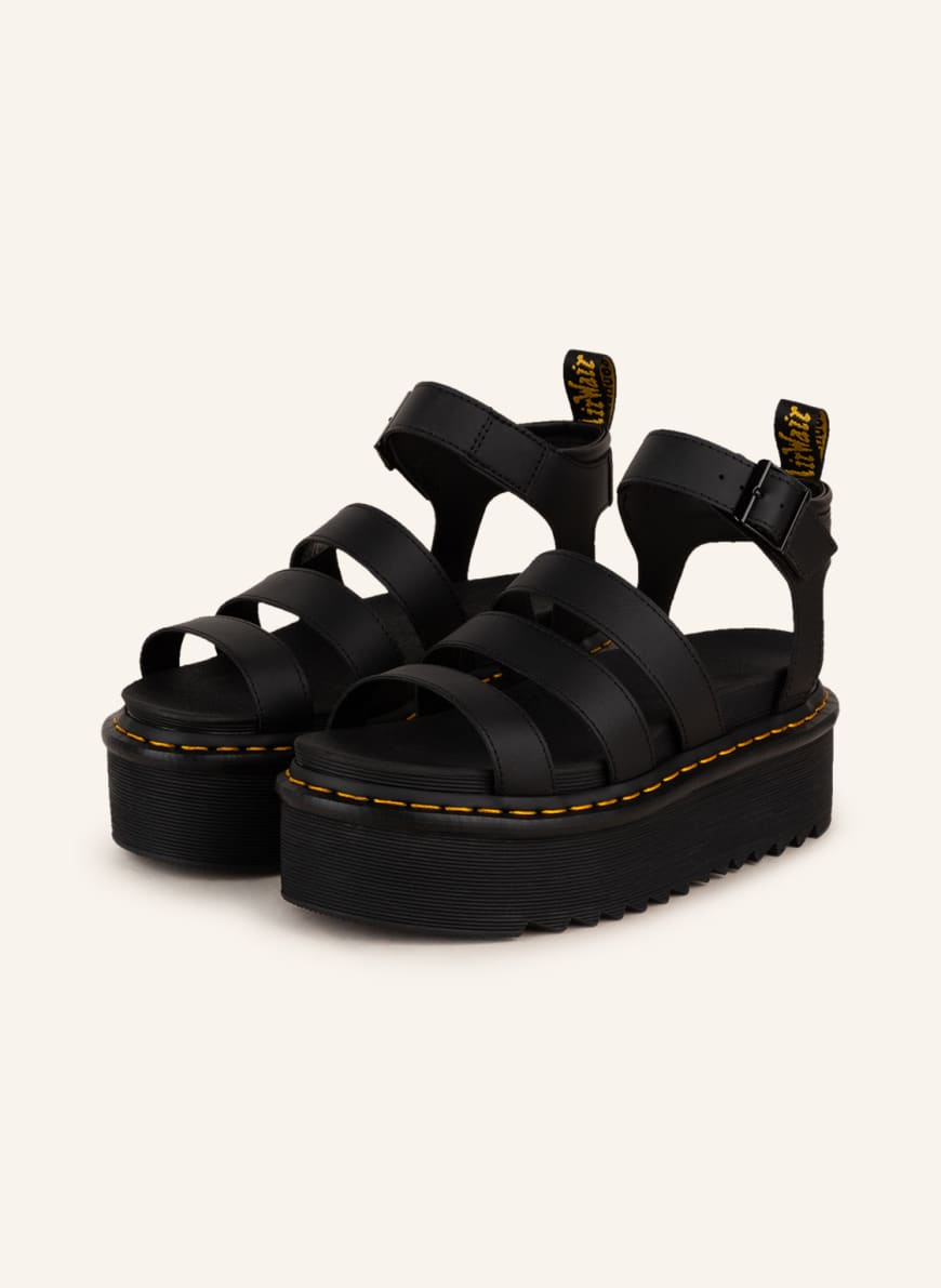 Dr. Martens Platform sandals BLAIR QUAD , Color: BLACK (Image 1)