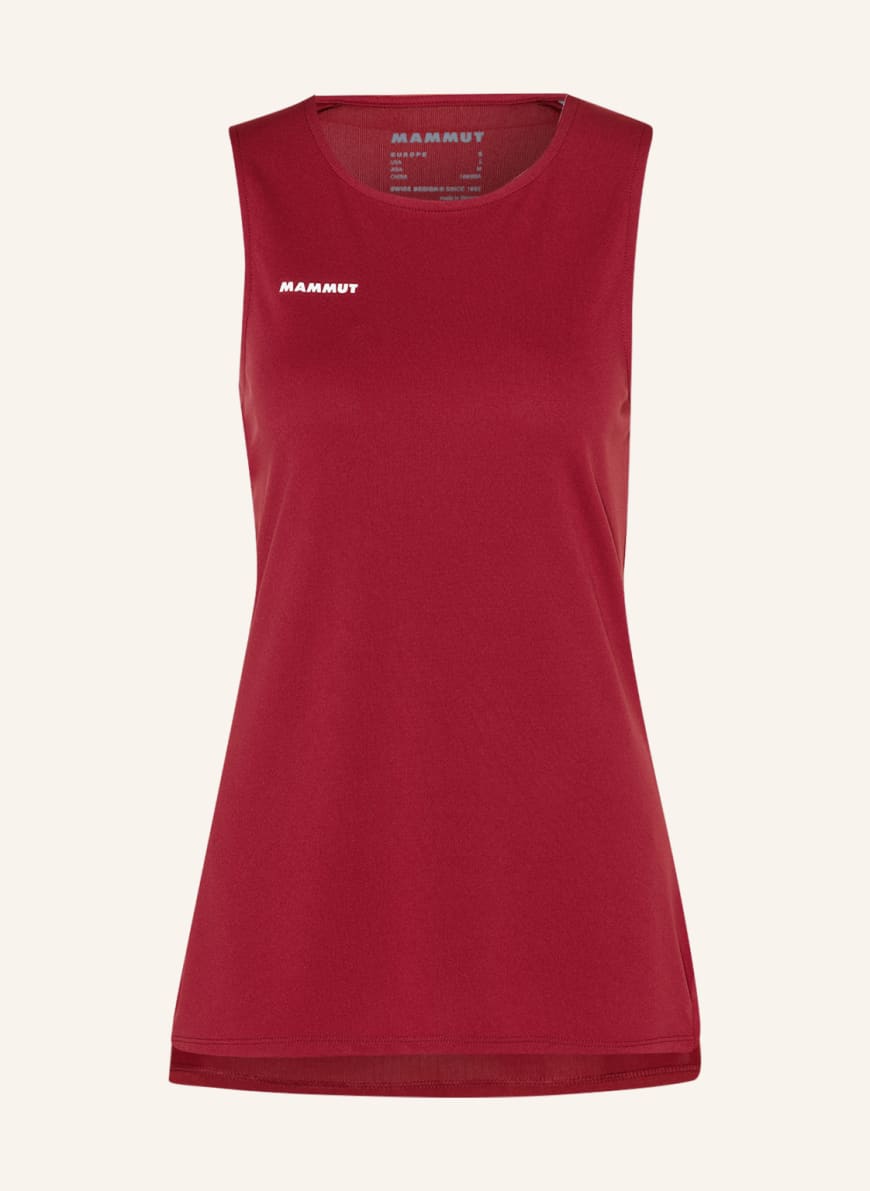MAMMUT Top SELUN, Color: DARK RED (Image 1)