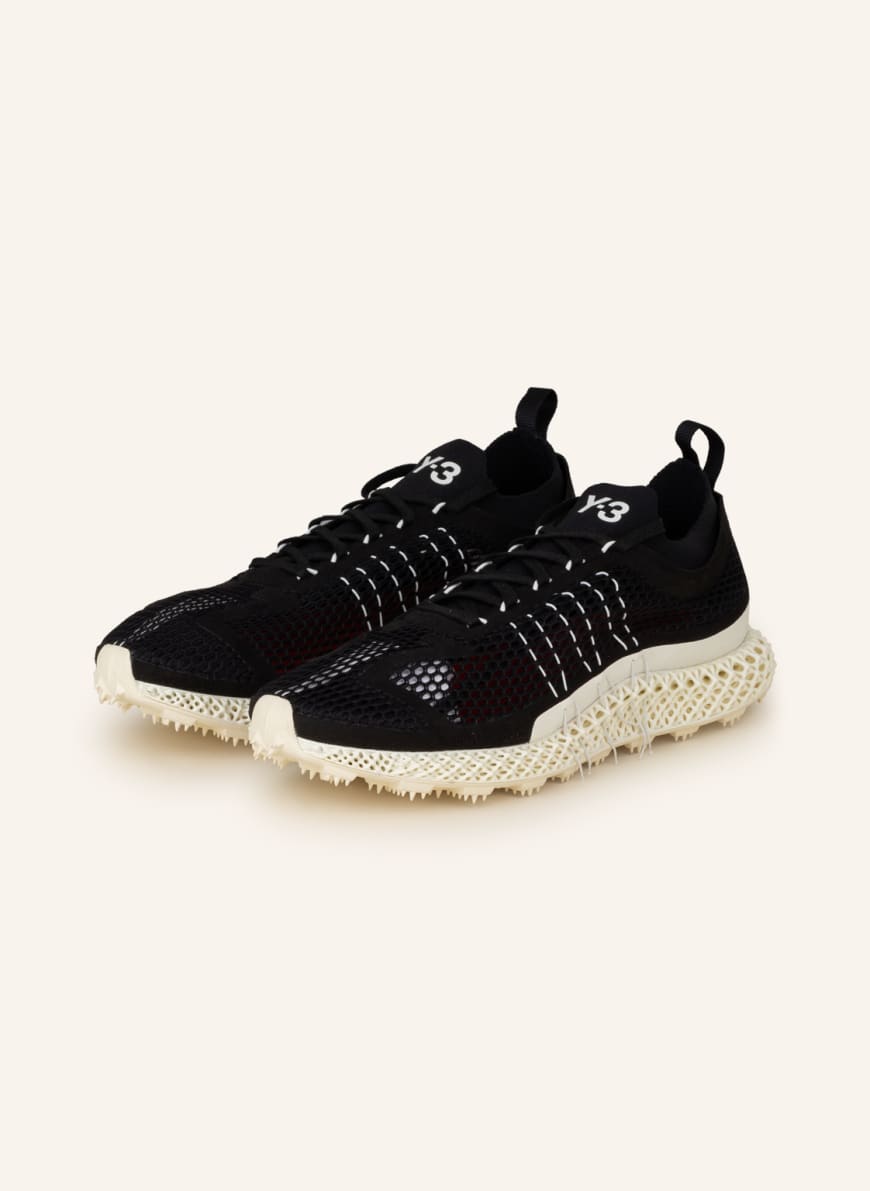 Y-3 Sneakers Y-3 RUNNER 4D HALO, Color: BLACK/ ECRU (Image 1)