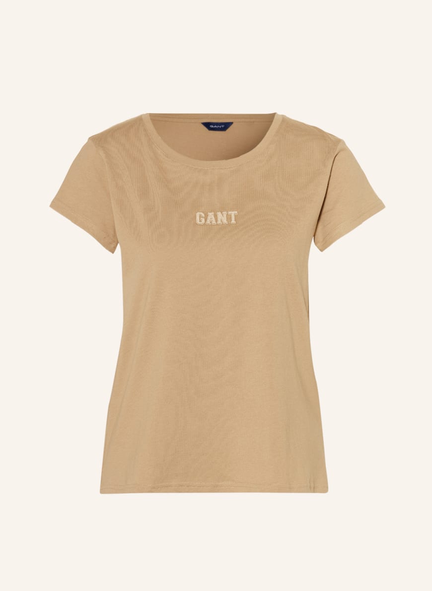 GANT T-shirt, Color: COGNAC (Image 1)
