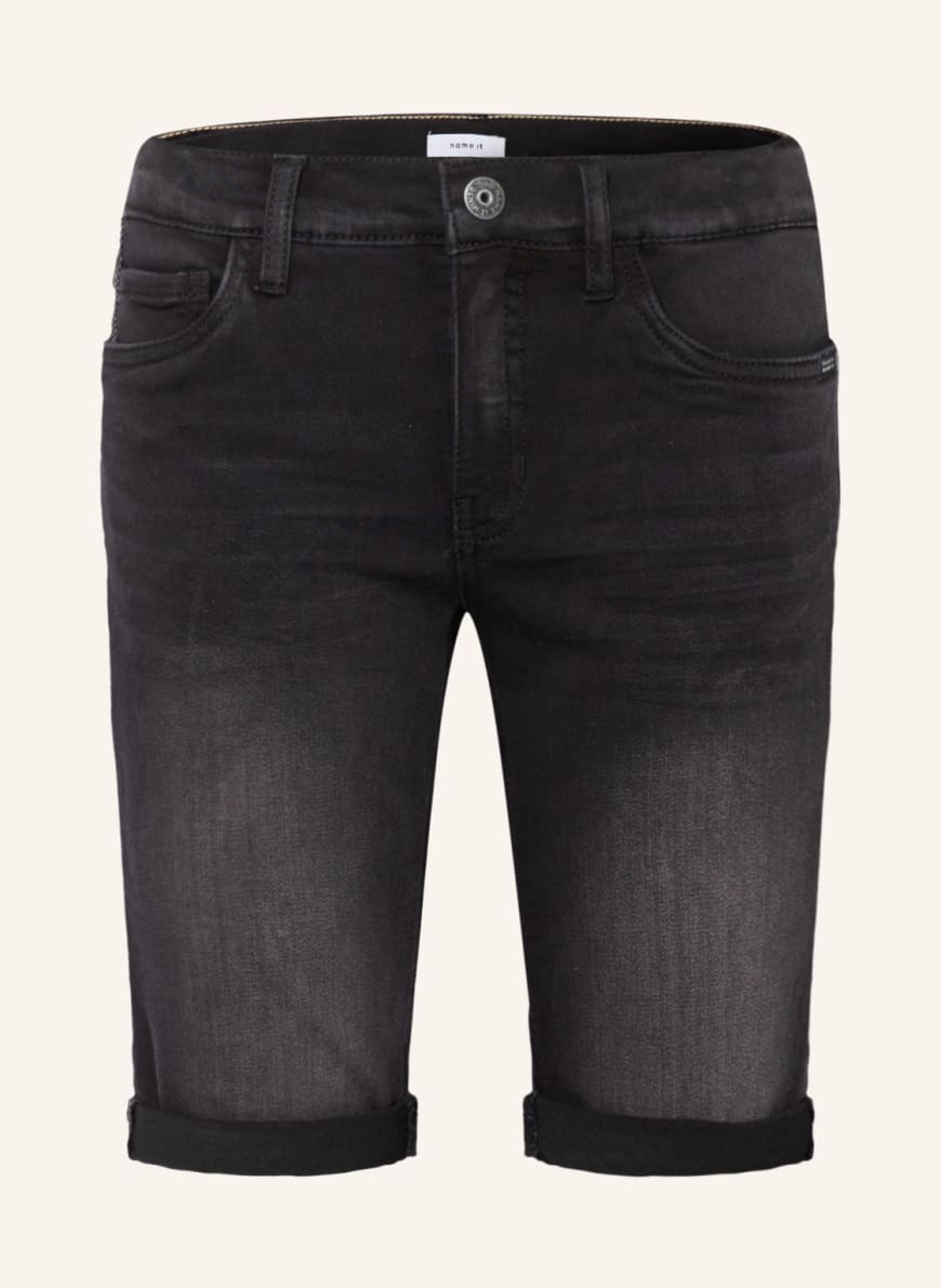 name it Jeans-Shorts , Farbe: SCHWARZ (Bild 1)