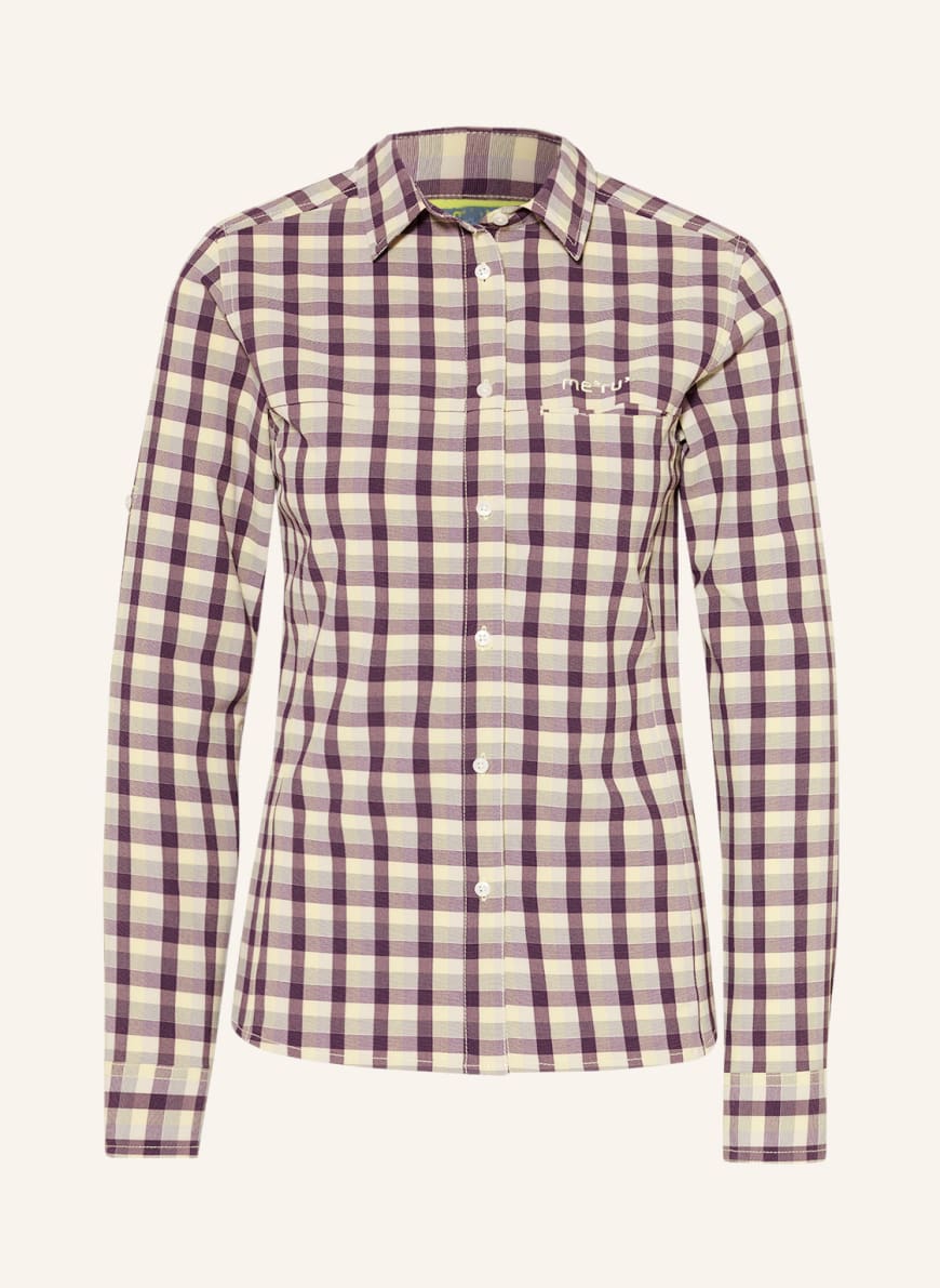 me°ru' Outdoor blouse SAUDA, Color: YELLOW/ DARK PURPLE (Image 1)