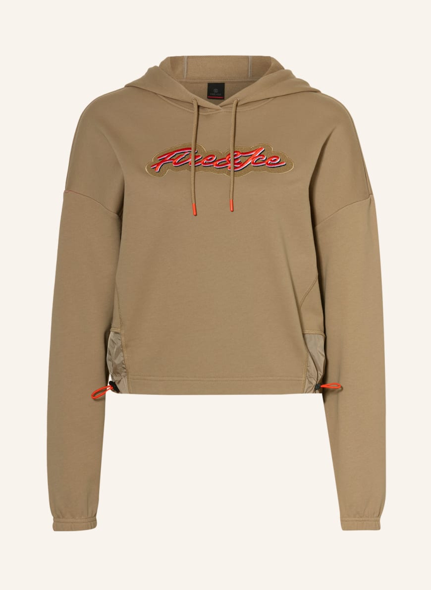 calvin klein underwear tape fleece overhead hoodie pink