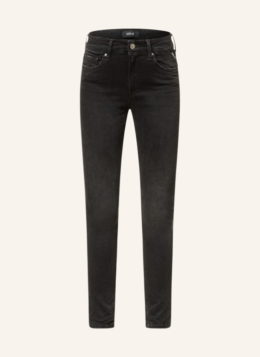 REPLAY Skinny Jeans LUZIEN, Color: 098 BLACK (Image 1)