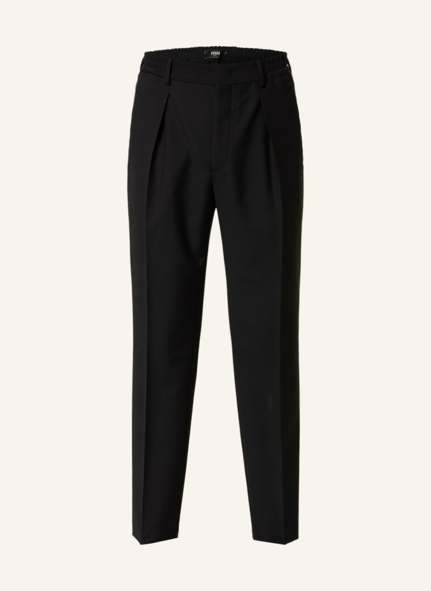 FENDI Trousers slim fit, Color: BLACK (Image 1)