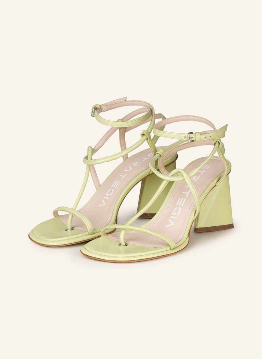 STRATEGIA Sandals, Color: LIGHT GREEN (Image 1)