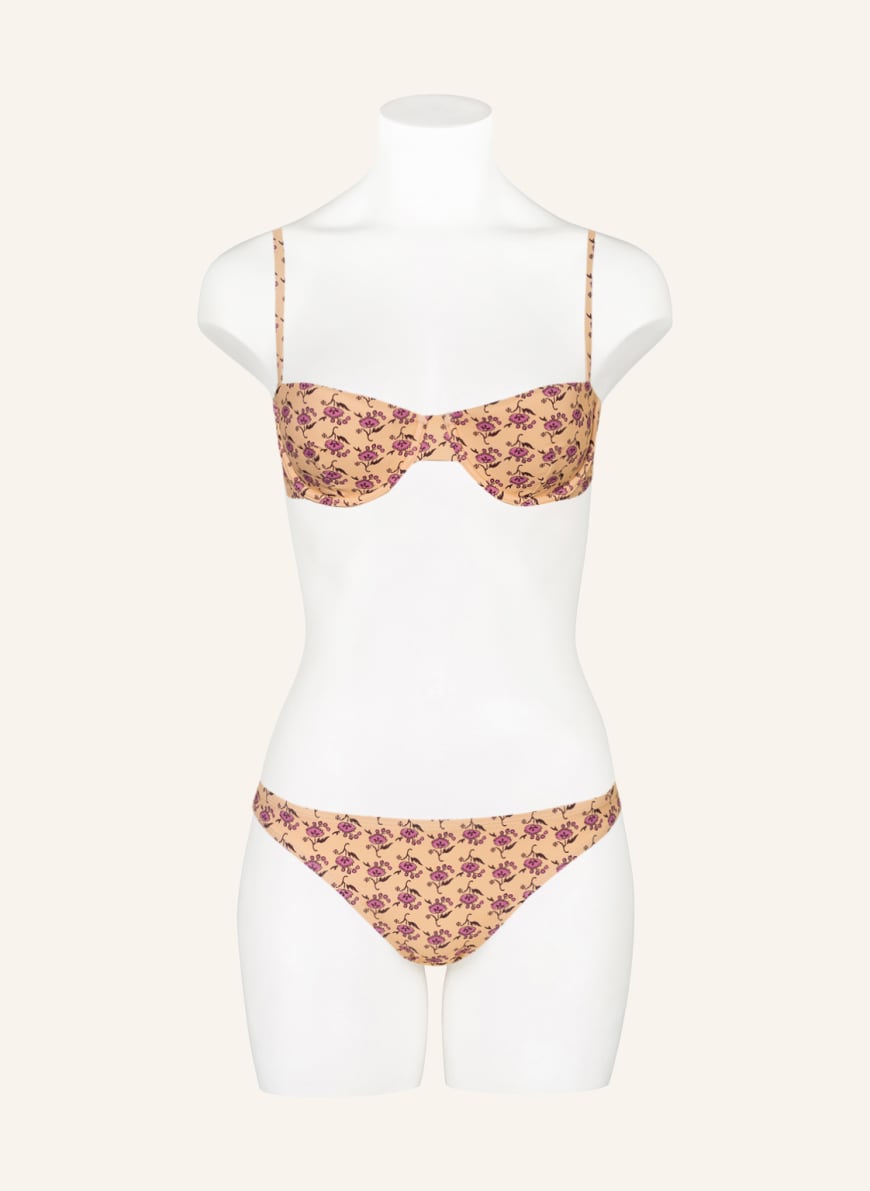 TORY BURCH Bikini bottoms LOGO DITSY in light orange/ dusky pink |  Breuninger