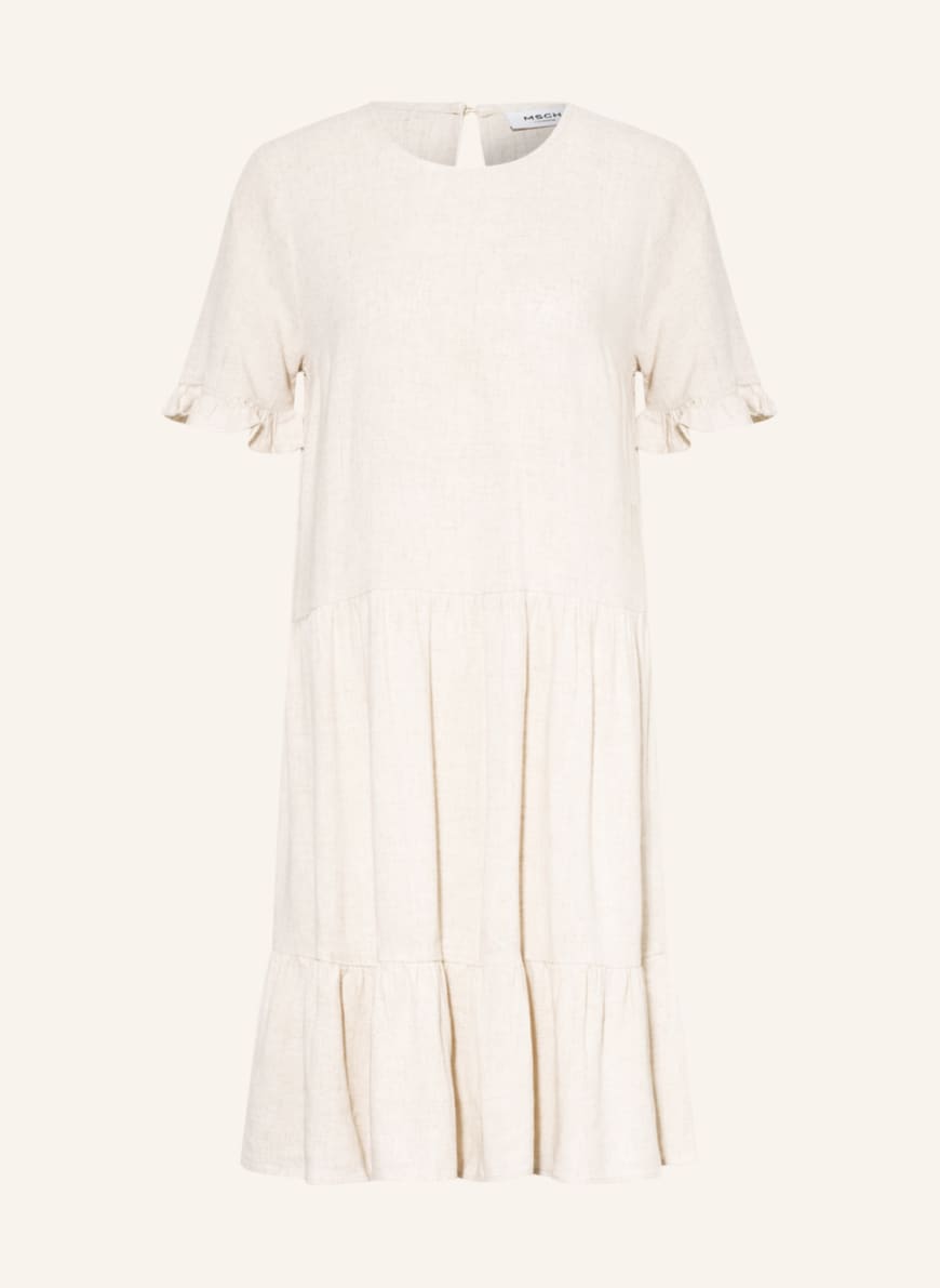 MOSS COPENHAGEN Kleid MARIETTE mit Leinen , Farbe: CREME(Bild 1)