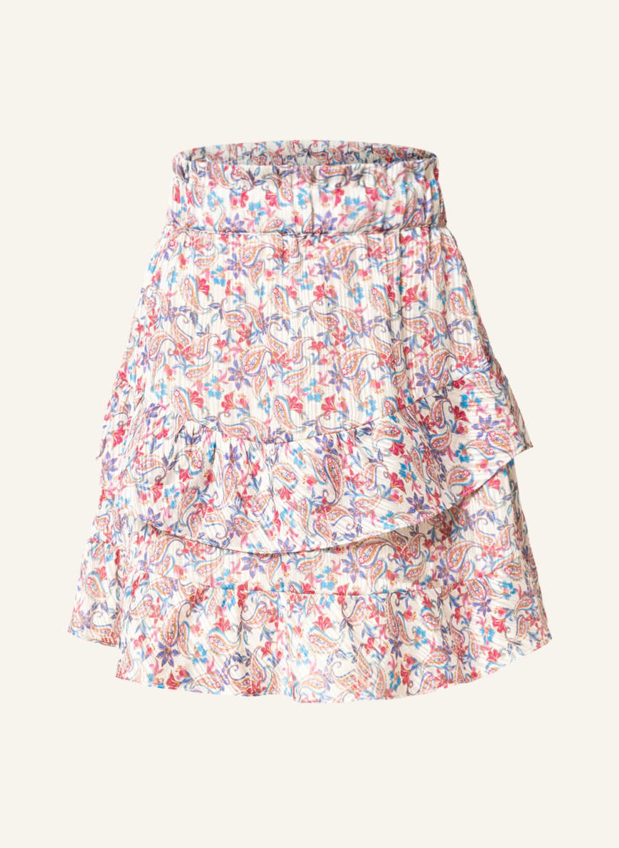 DANTE6 Skirt LUMINOUS, Color: CREAM/ NEON BLUE/ DARK RED (Image 1)