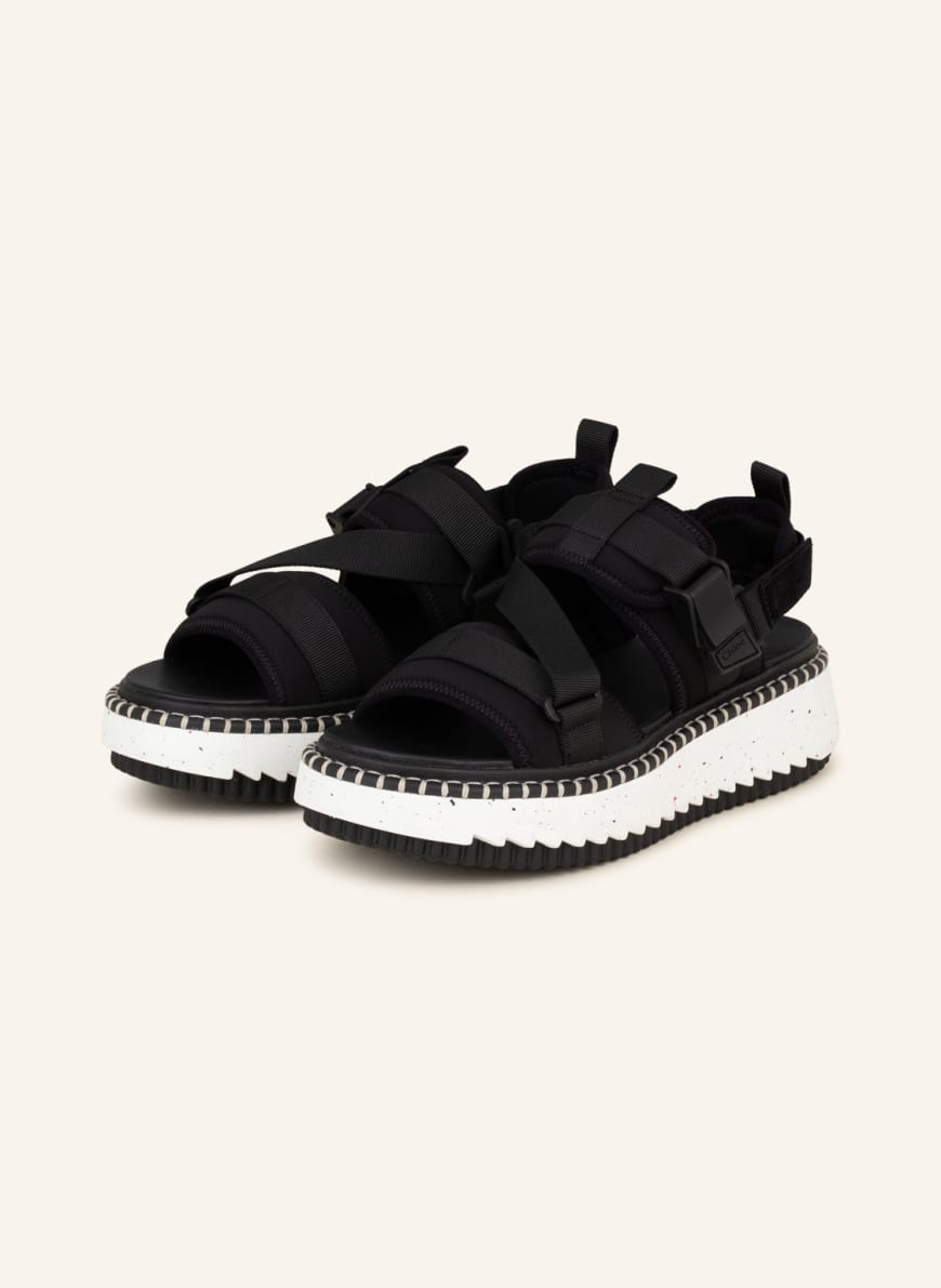 Chloé Sandály, Barva: 001 BLACK (Obrázek 1)