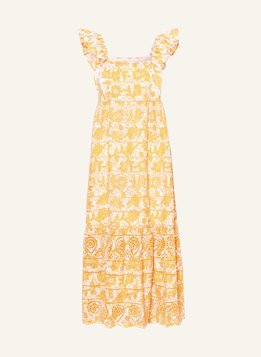 STELLA FOREST Sukienka BRIGITTE z dziurkowaną koronką kolor ciemnożółty/  ecru | Breuninger