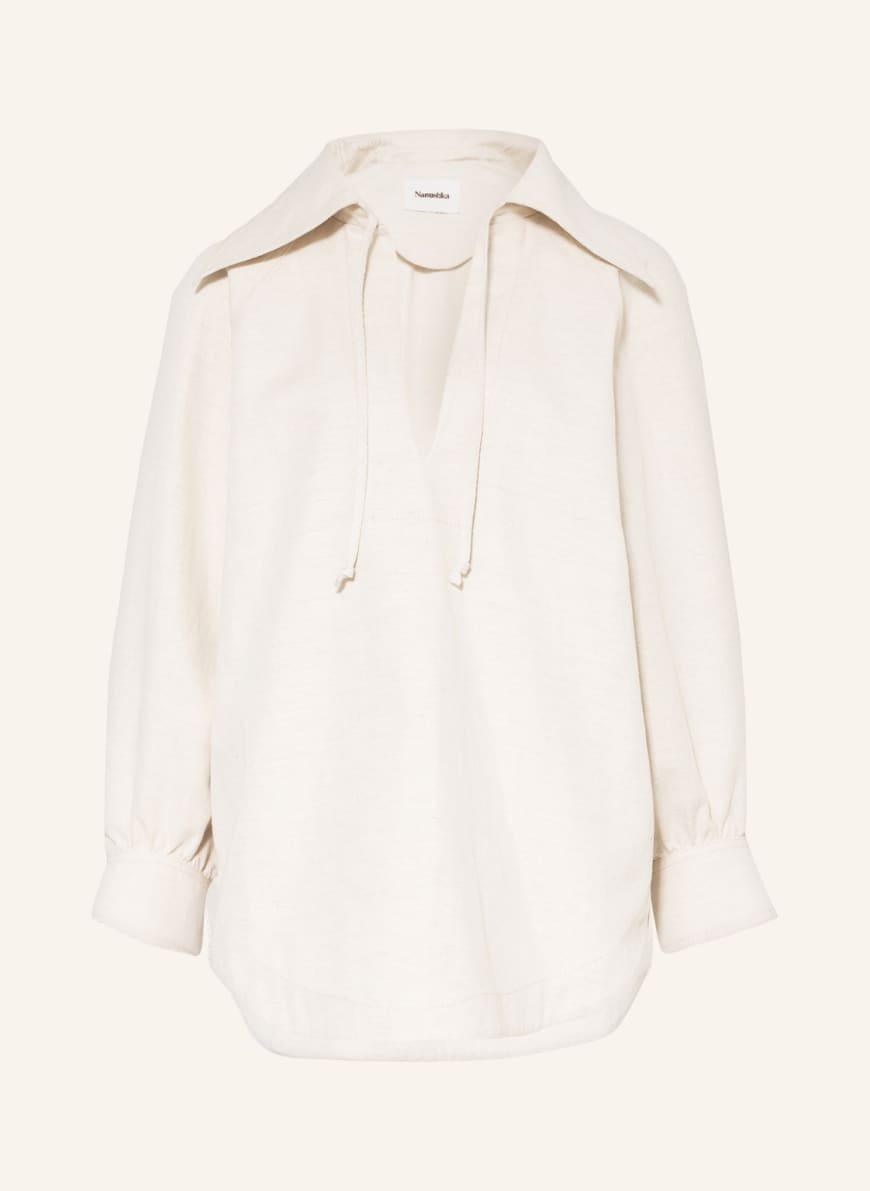 Nanushka Blouse-style shirt SUVI with linen in cream - Buy ...